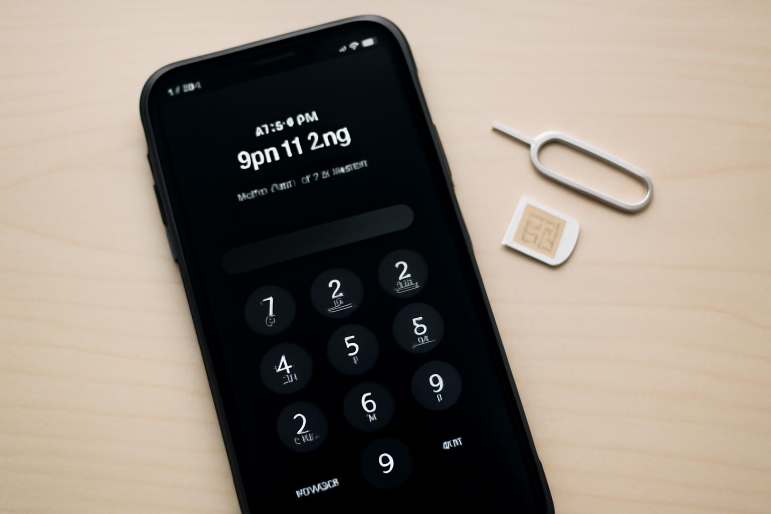 유심 핀 비밀번호