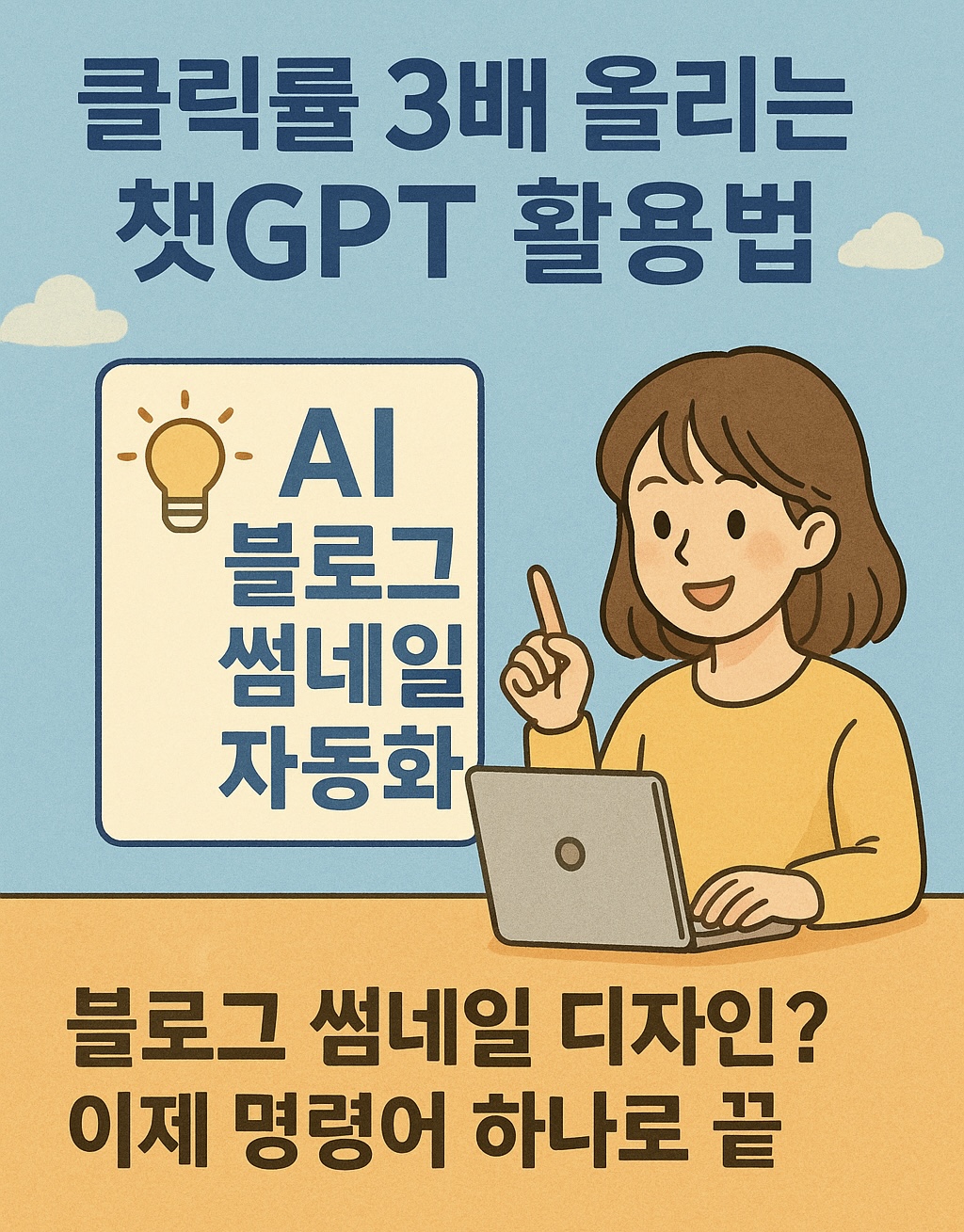 [AI 블로그 썸네일 자동화] 클릭률 3배 올리는 챗GPT 활용법