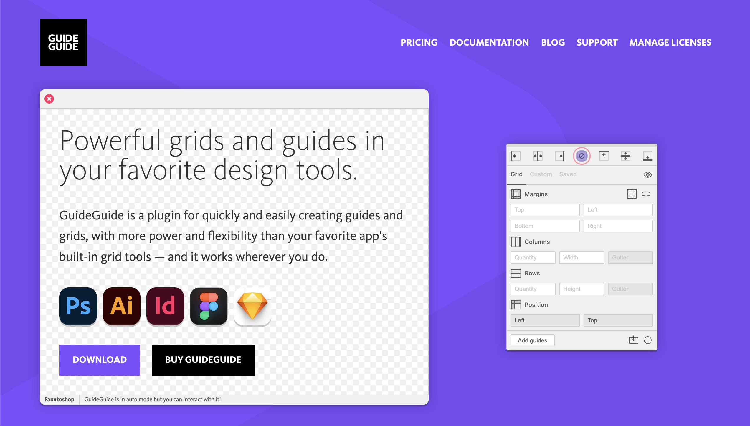 포토샵 가이드라인 작업 끝판왕! GuideGuide 사용법 총정리