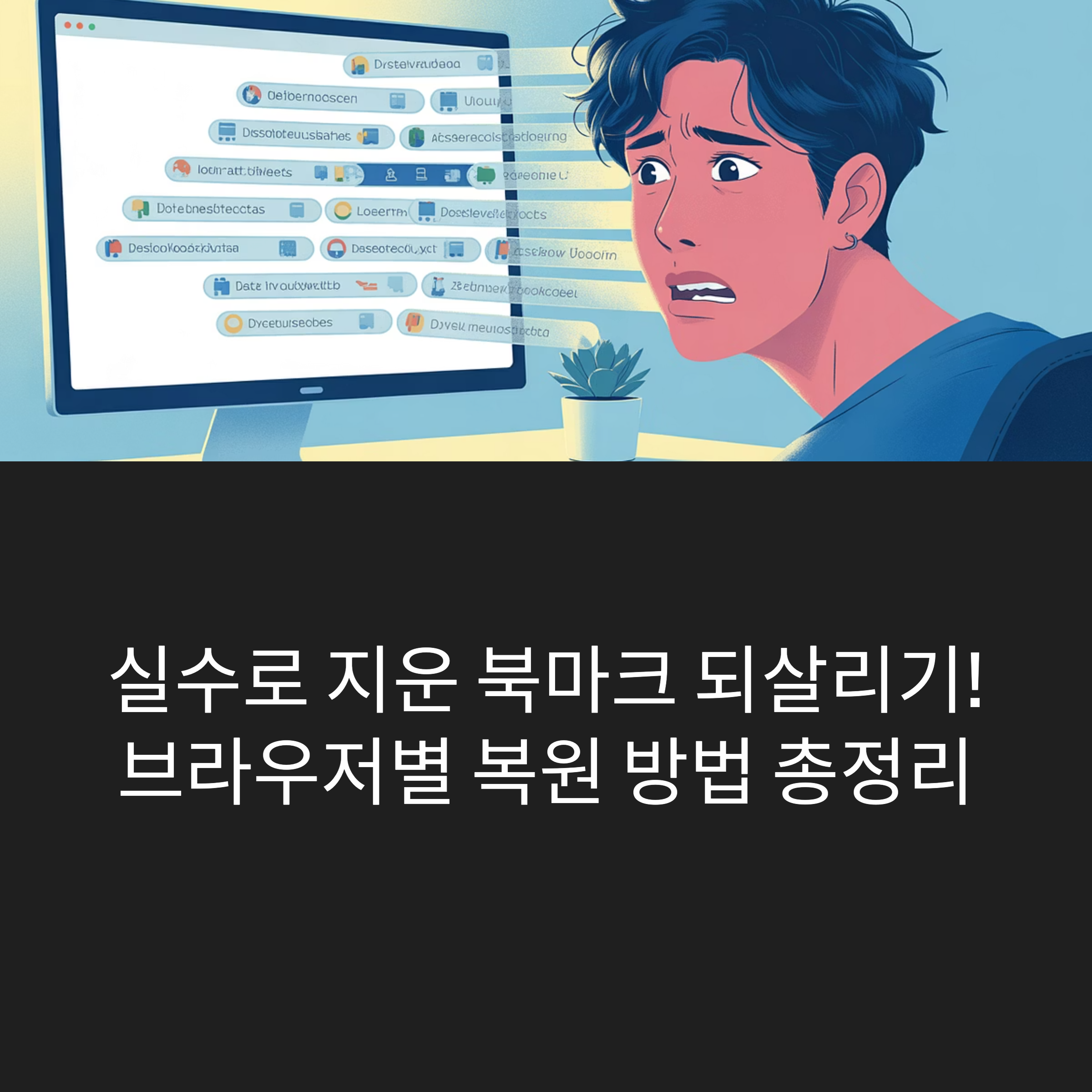 즐겨찾기 복원