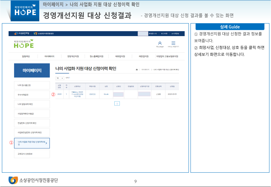 2023 소상공인 희망 리턴 패키지