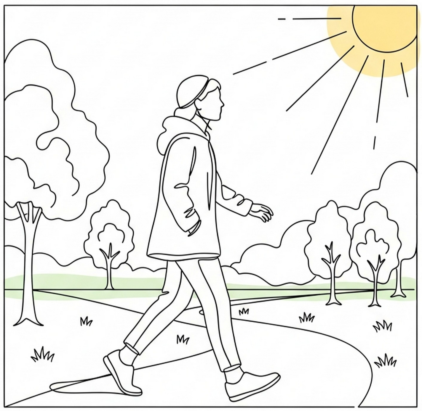 시차 적응 산책