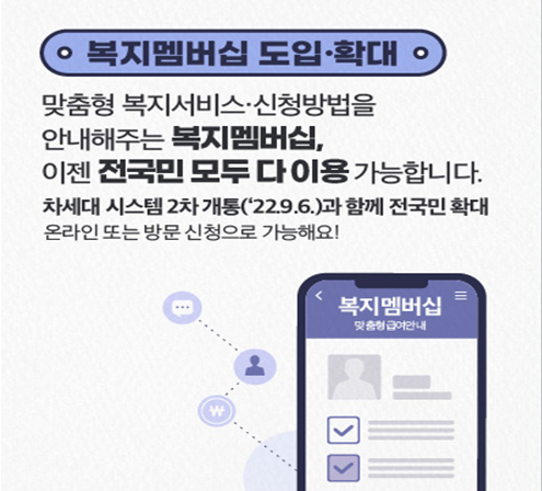 복지멤버십 도입