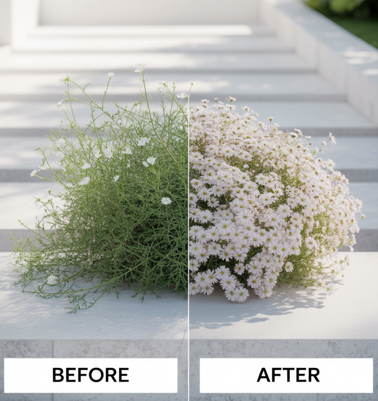 꽃을 두 배로 보는 마법, '가지치기'