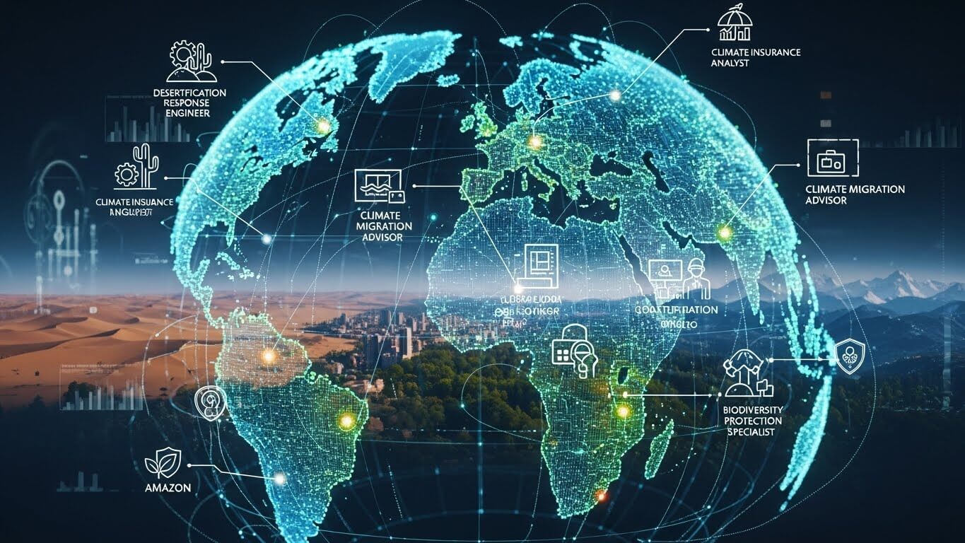 기후 적응 산업에서 탄생하는 새로운 일자리 지도 관련 사진