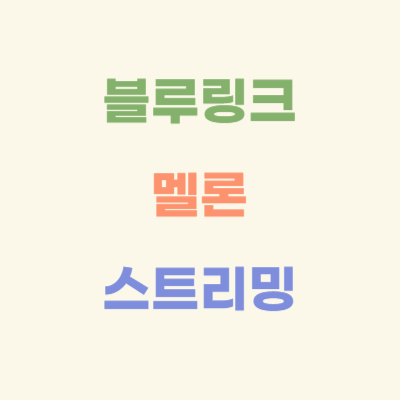 블루링크-멜론-스트리밍-서비스