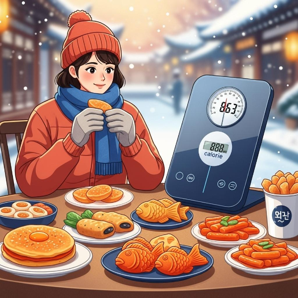 겨울 간식 칼로리 붕어빵 호떡 계란빵 비교 다이어트 주의사항