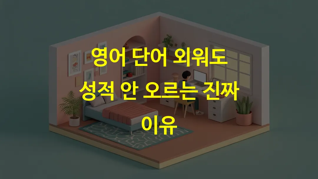 영어 단어 외워도 성적 안 오르는 진짜 이유