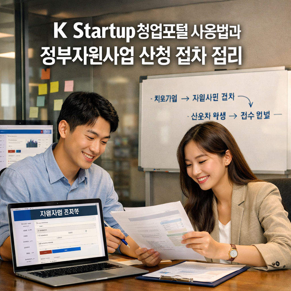 K Startup 창업포털 사용법과 정부지원사업 신청 절차 정리