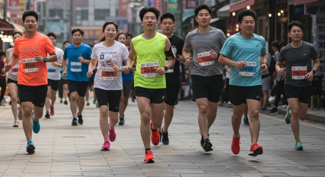 복부 지방 관리 걷기