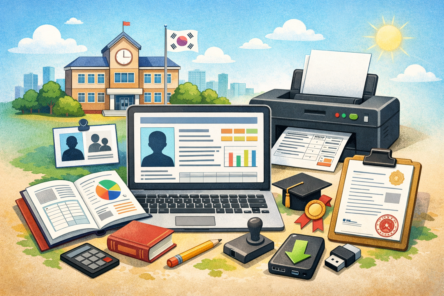 나이스 학부모서비스 생기부 조회부터 PDF 출력&middot;다운로드까지 완벽 정리 관련 사진