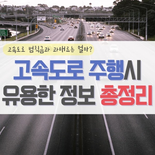고속도로 지정차로