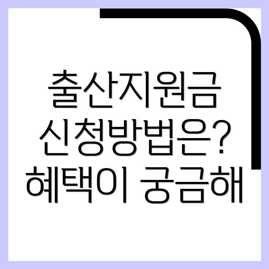 출산지원금