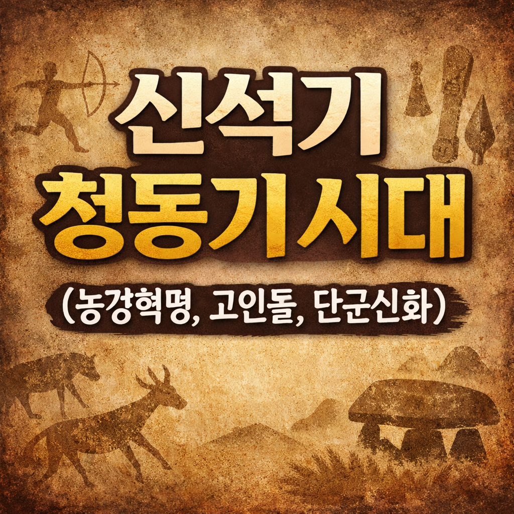 신석기 청동기 시대 (농경혁명, 고인돌, 단군신화)
