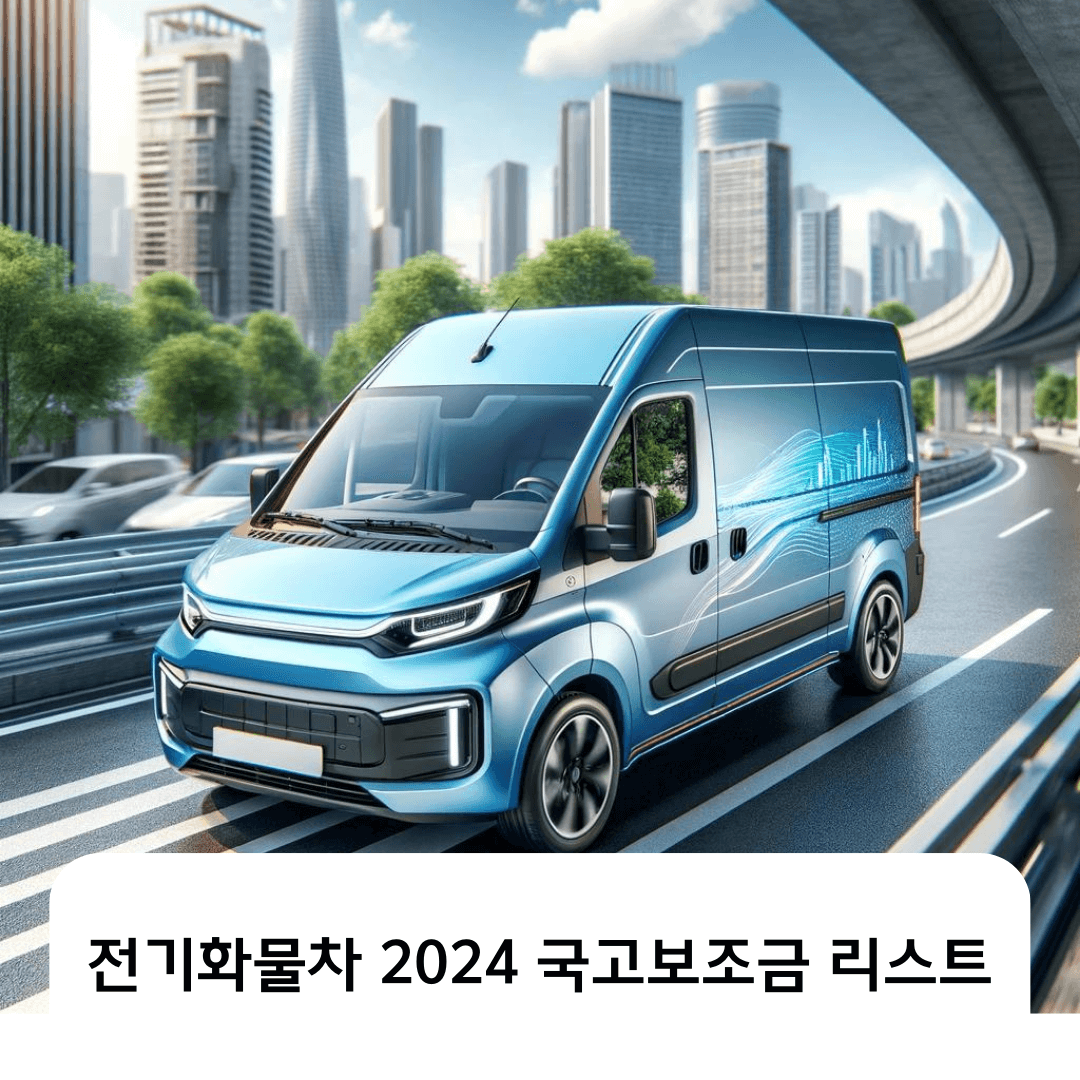 전기화물차 2024 국고 보조금 리스트