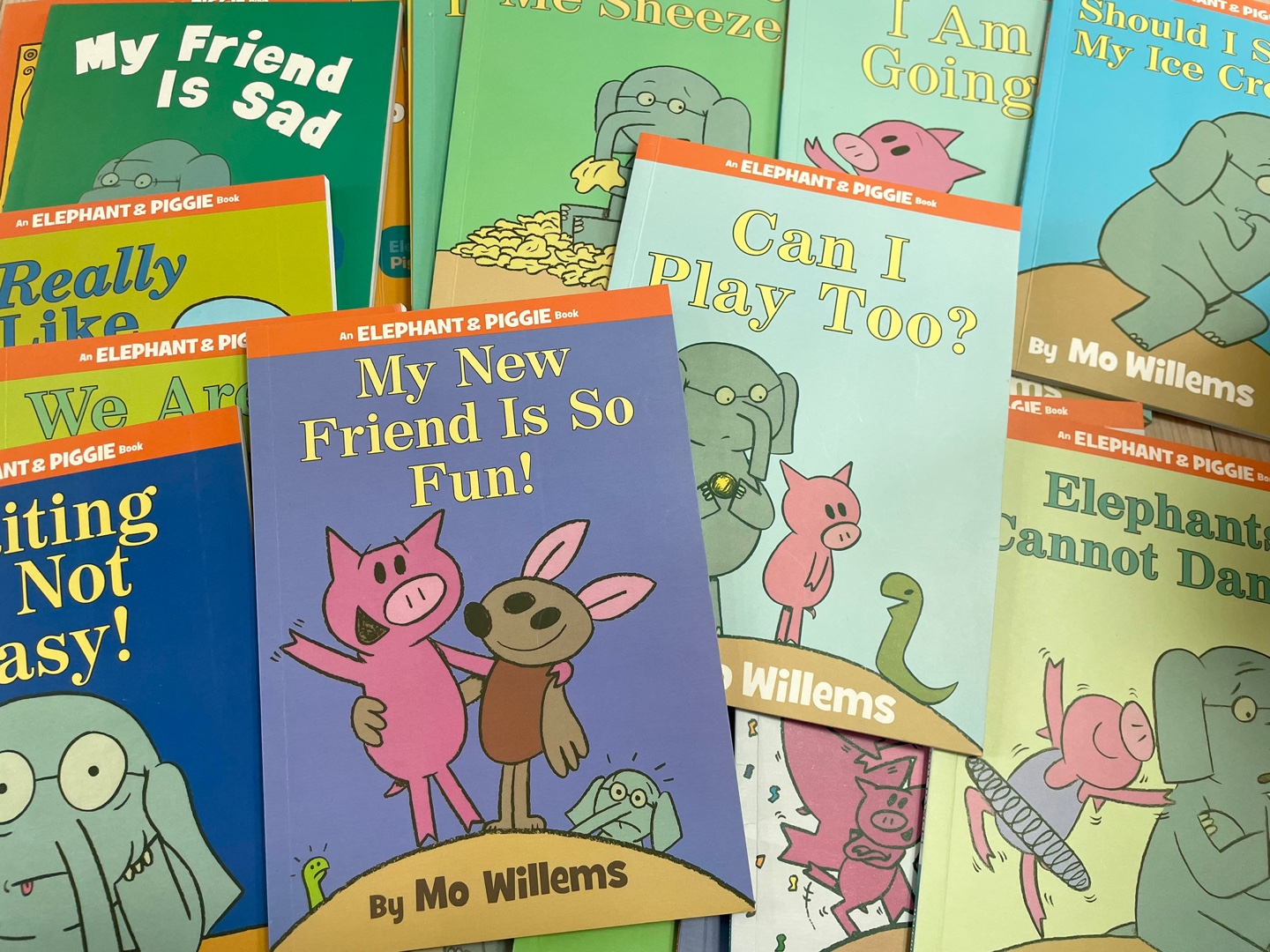 엘리펀트앤피기시리즈-책표지들