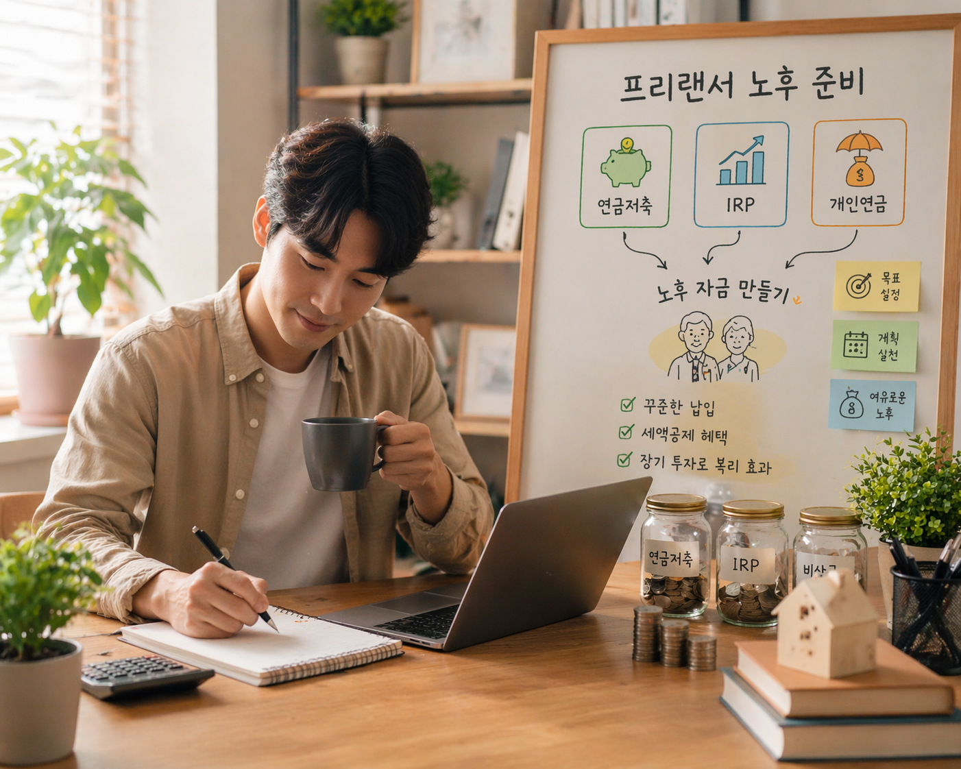 프리랜서 노후 준비 방법, IRP&middot;연금저축으로 지금부터 평생 현금흐름 만드는 법