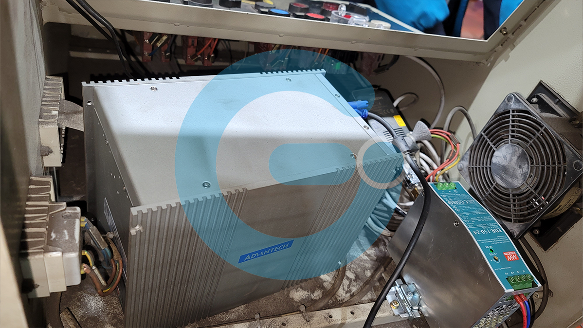 팔레타이저 컨트롤 판넬 PC XYCOM 3510 T -> ADVANTECH UNO-3072-P12CE 개조, 지아이오토메이션(주)_개조순서5