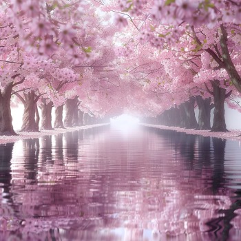 2024 양재천 벚꽃 등축제 경치 11