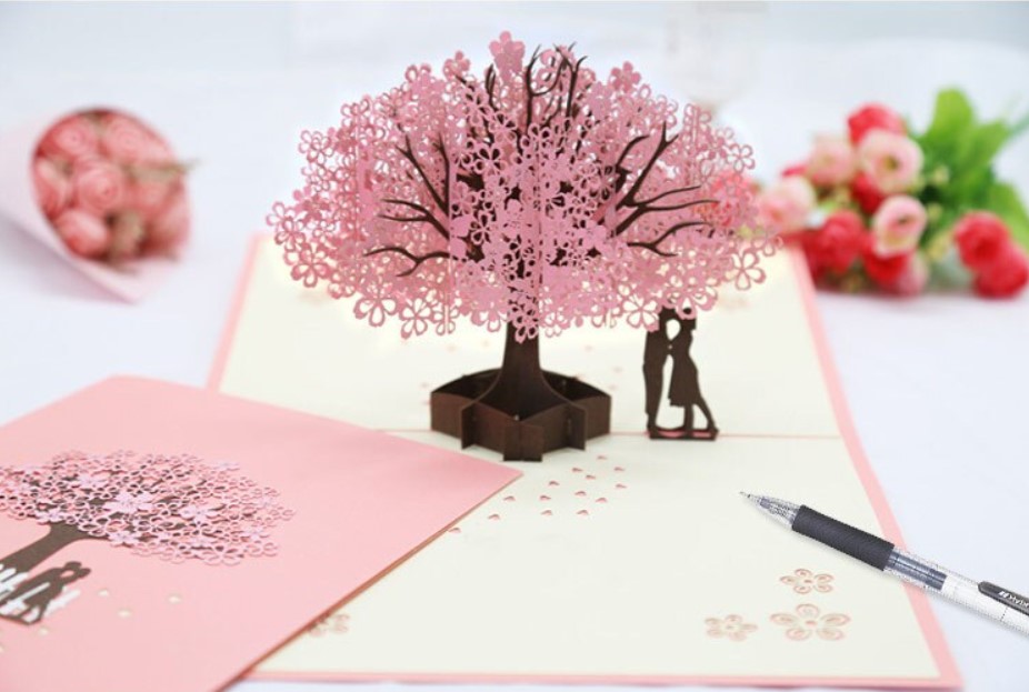벚꽃 인사말 모음: 입체 3D 팝업카드 보내기