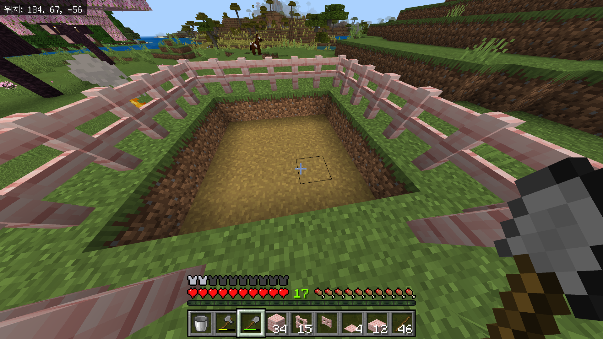 마인크래프트 양동이 공략, 양동이로 무한물 만들기, 무한 물 공급원 만들기