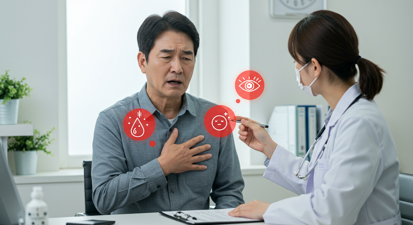 조류인플루엔자 사람 감염 위험성을 표현한 이미지