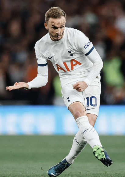 부상에서 복귀한 토트넘 제임스 메디슨