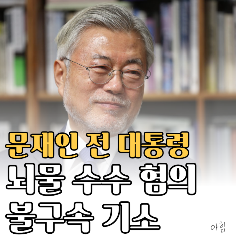 문재인 전 대통령, 불구속 기소 뇌물 혐의 핵심 쟁점