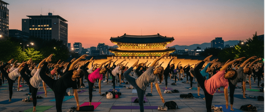 2025 광화문 달빛요가 – 도심 한가운데서 달빛 아래 힐링을!