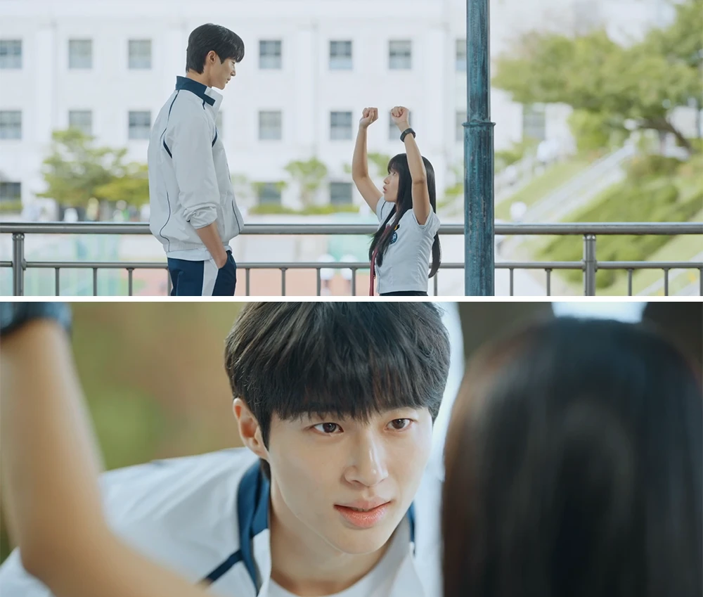 벌서고-있는-솔이에게-금연하라는-선재