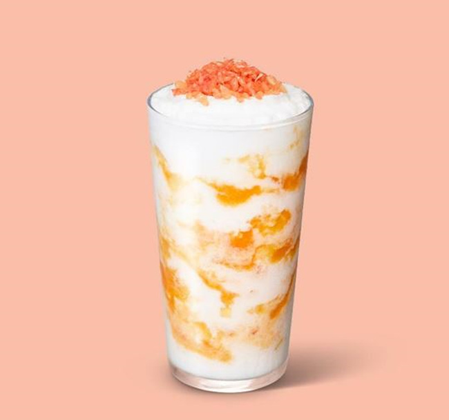 자몽 망고 코코 프라푸치노 사진