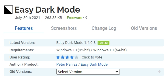 Easy-Dark-Mode