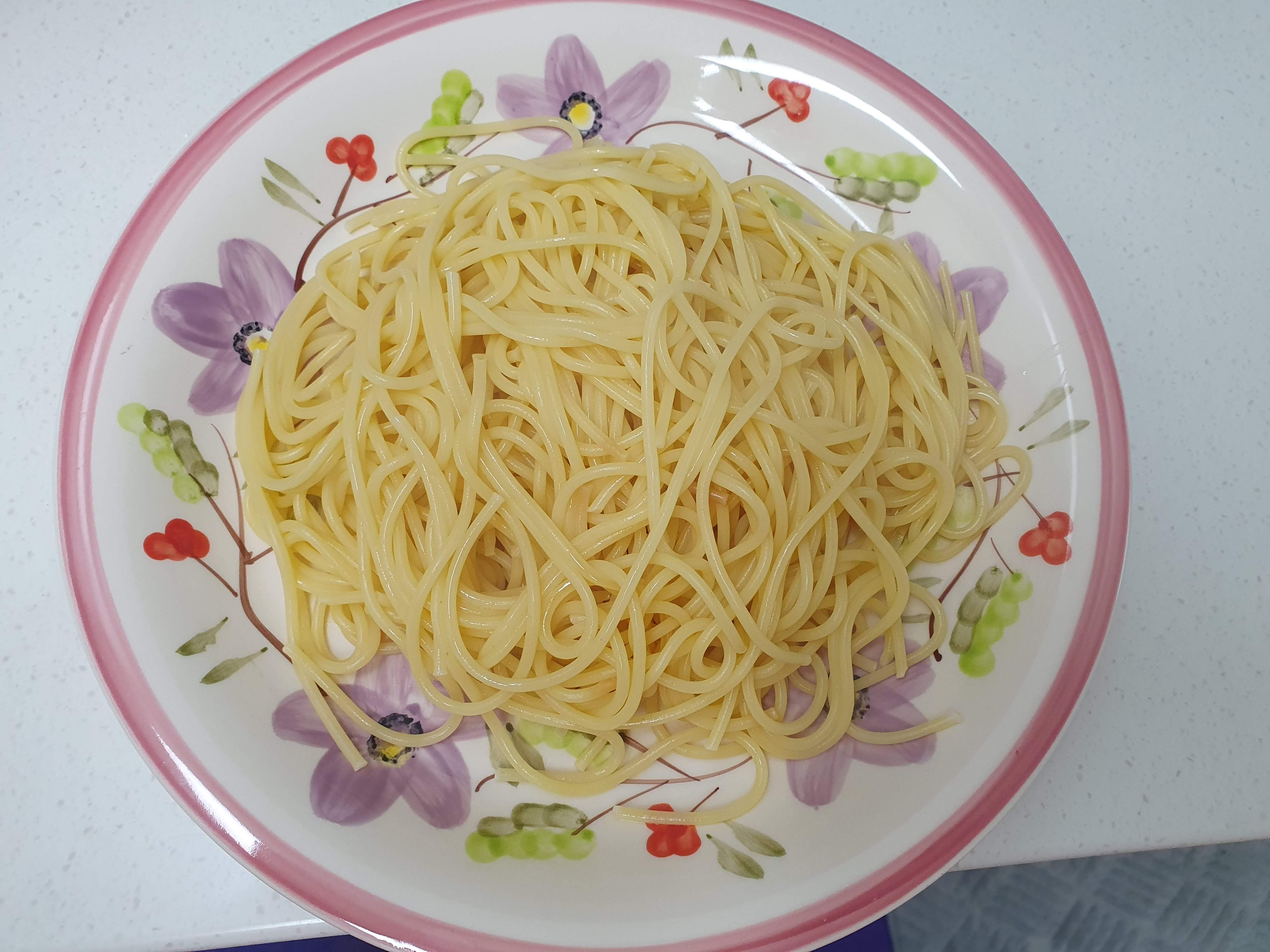 스파게티면 삶기 소금