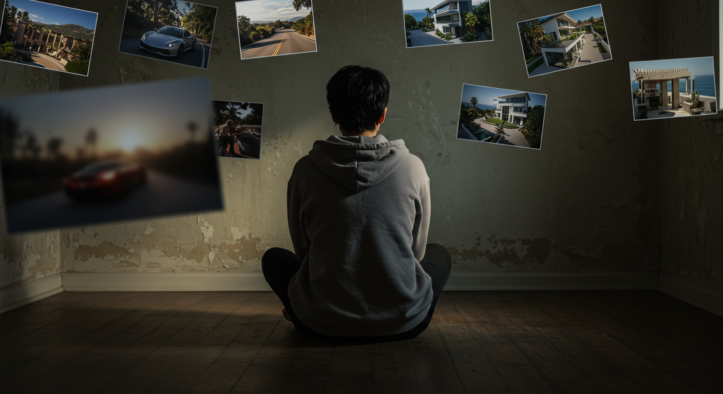 혼자 앉아있는 남자