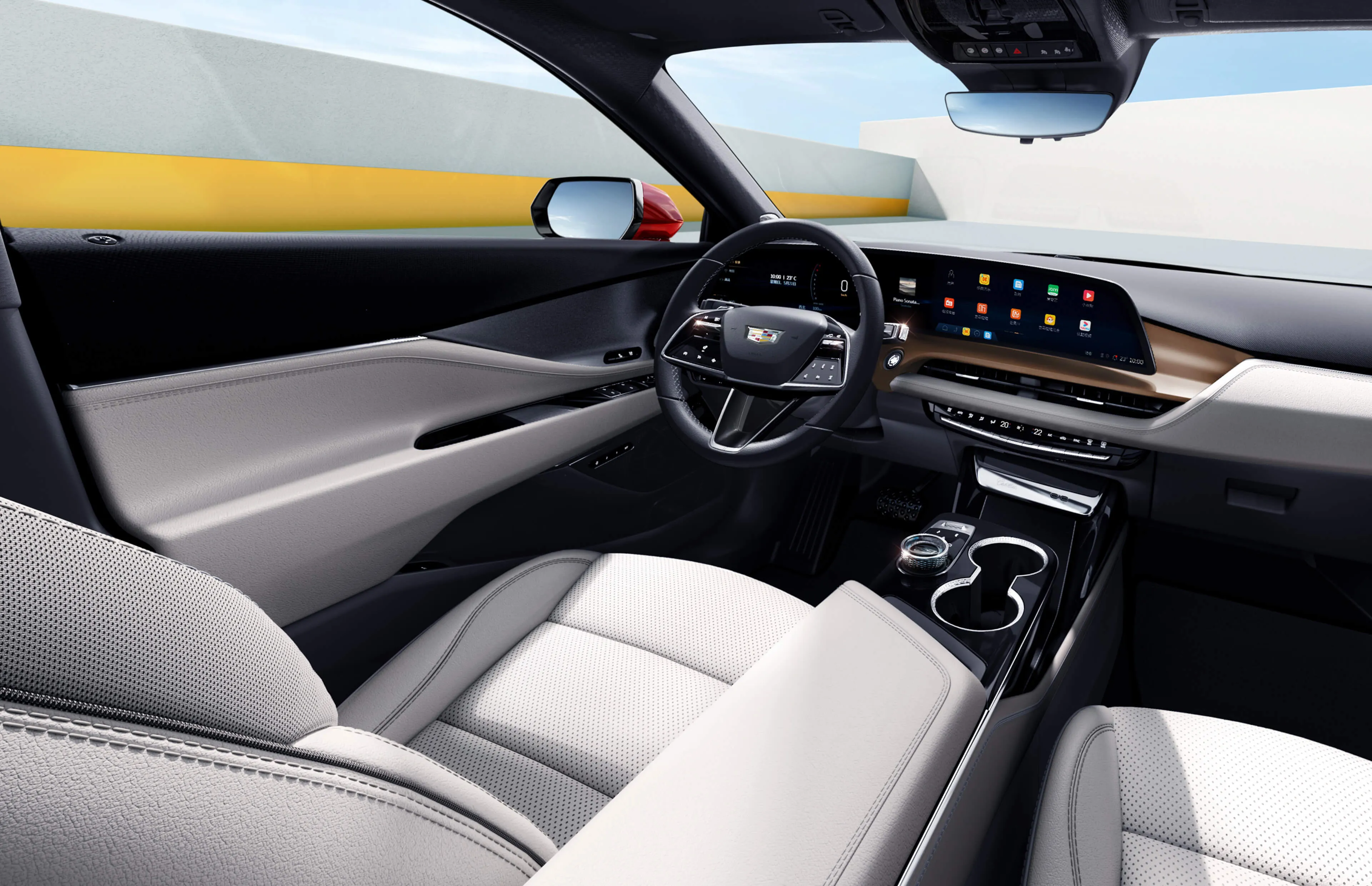 캐딜락-GT4-운전석