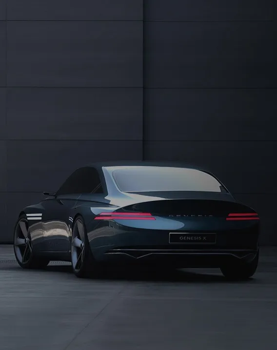 제네시스X 콘셉트 후면