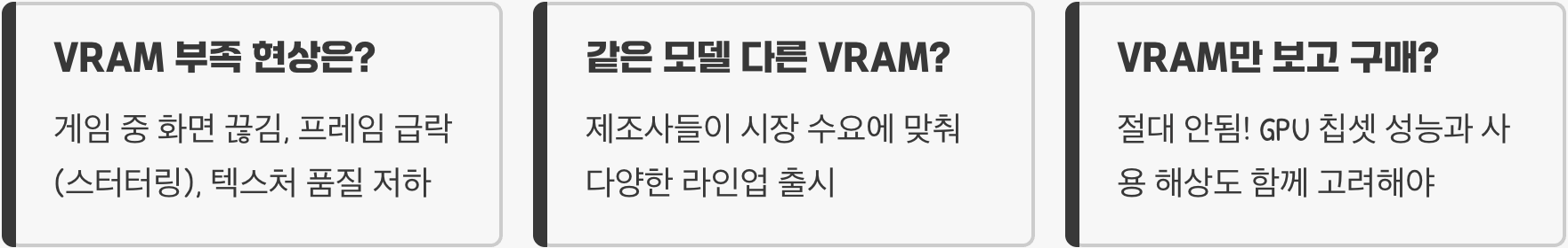 그래픽카드 VRAM, 8GB vs 12GB vs 16GB 게임별 프레임 비교 분석