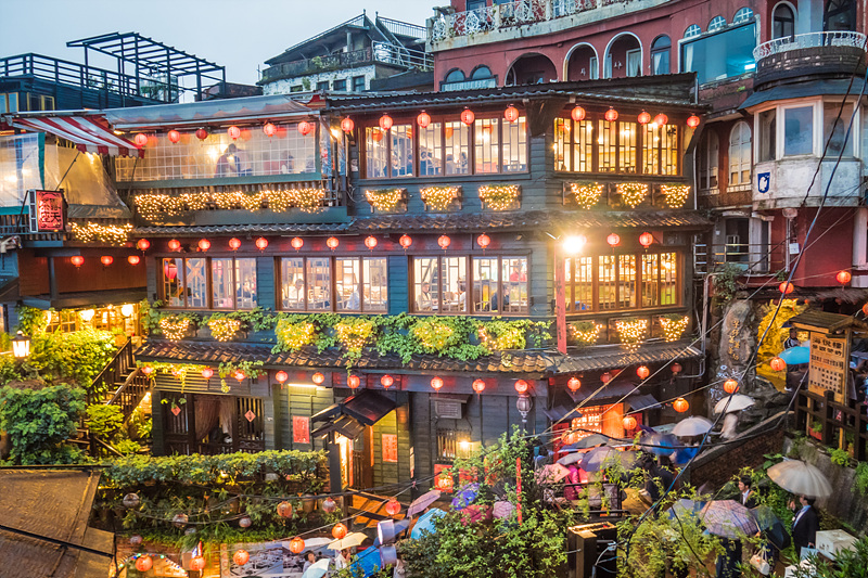 비오는 날 지우펀의 모습_Photo by Kim Sunghwan(Artageo)