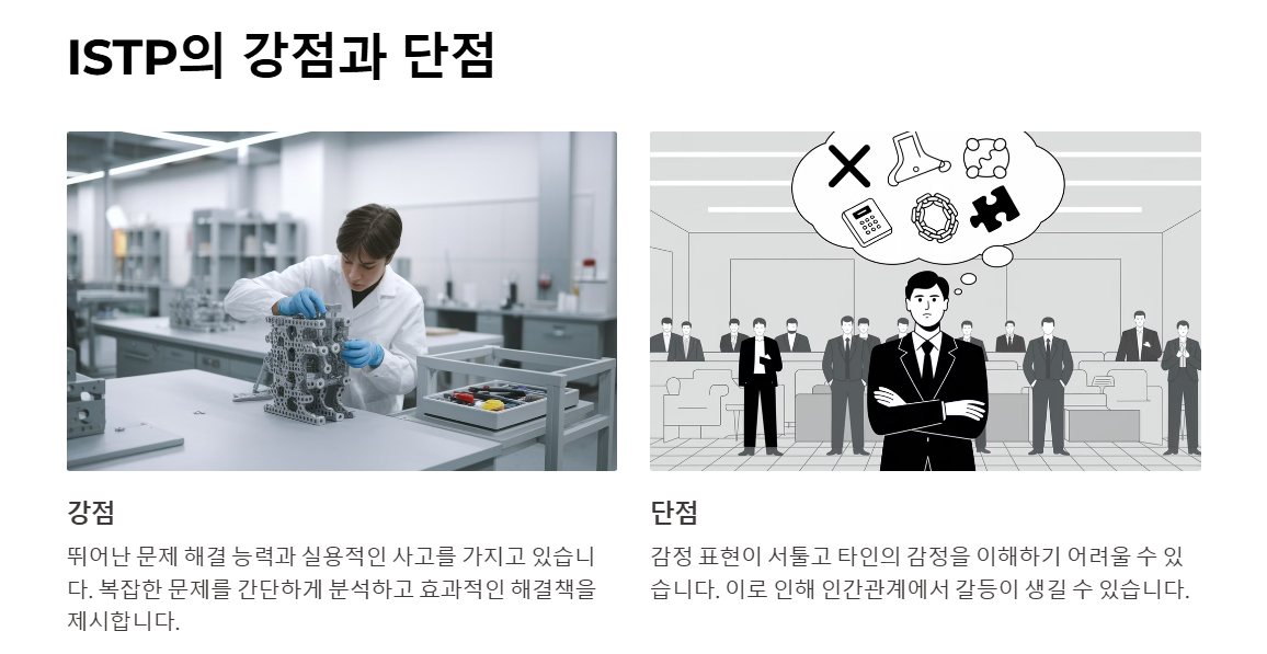 ISTP의 강점과 단점
