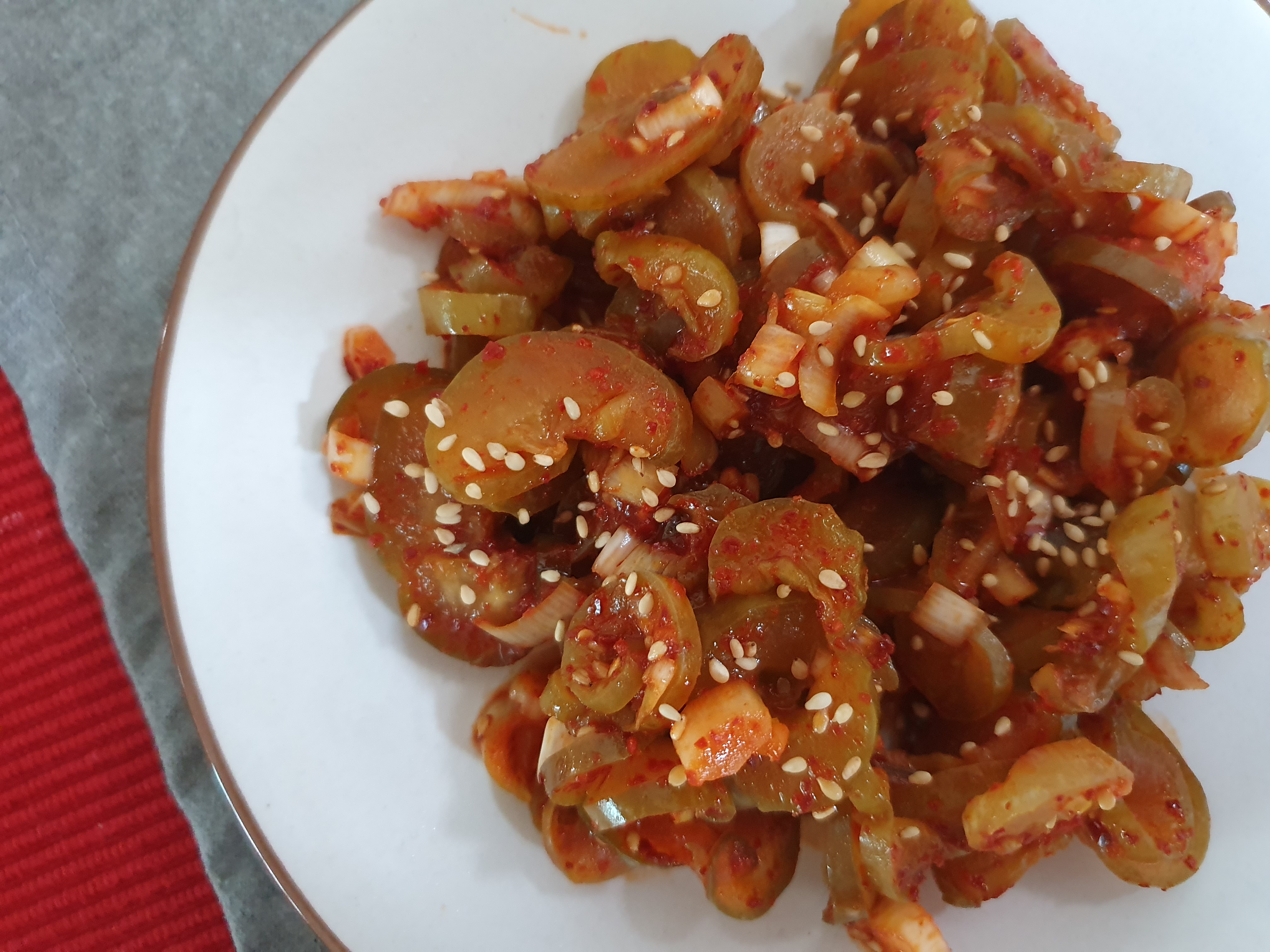 오이지무침 맛있게 무치는법