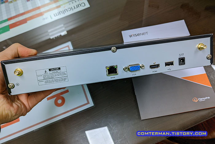 SNK-B73047BW DVR 후면 단자