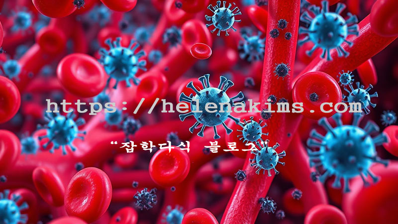 현미경으로 들여다 본 혈액 모습