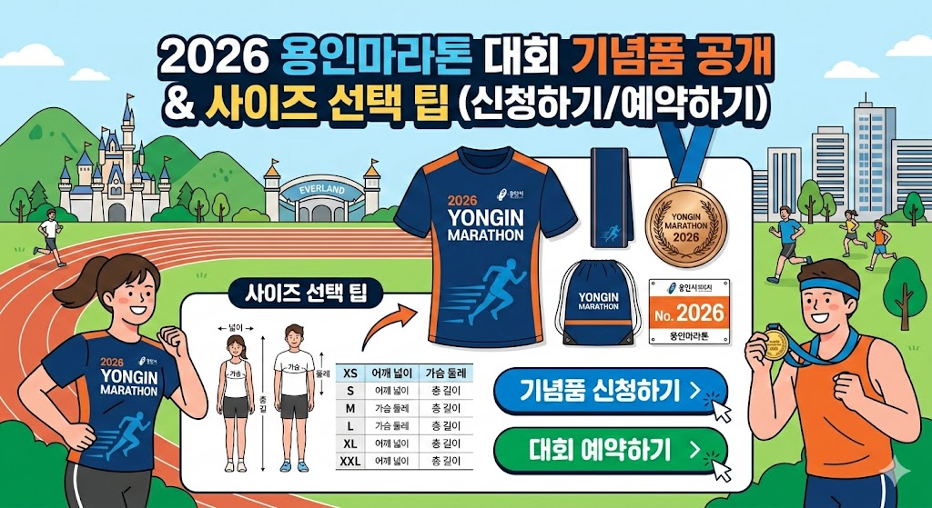 2026 용인마라톤 대회 기념품 공개