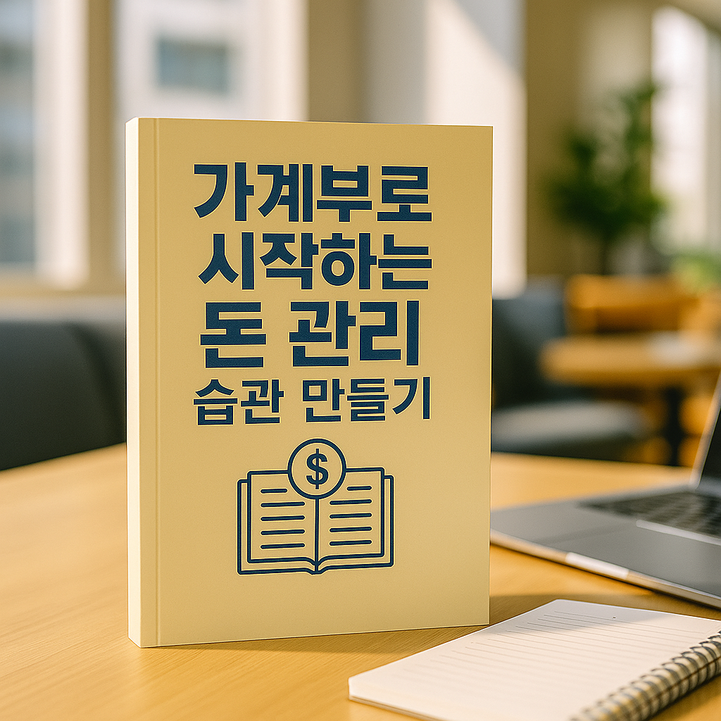 가계부를 통한 돈 관리 관련 도서 이미지