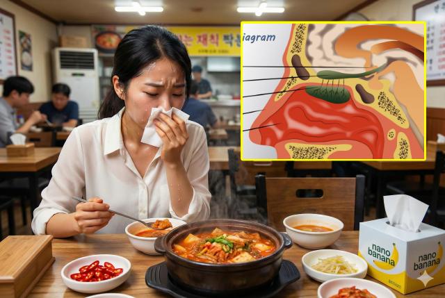 비알레르기 비염 원인 음식