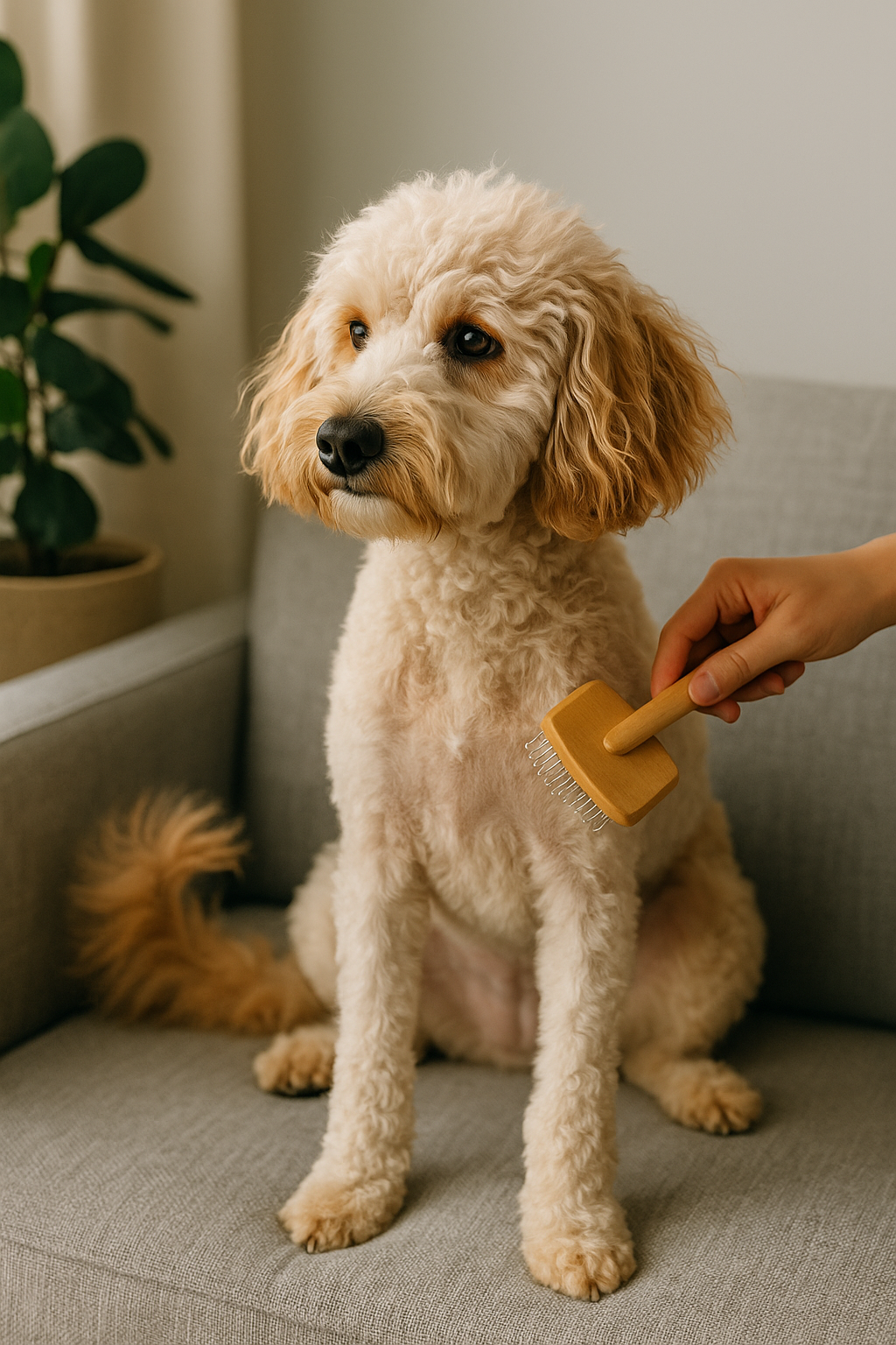 강아지 미용 후 털 복구 속도 관리법 사진