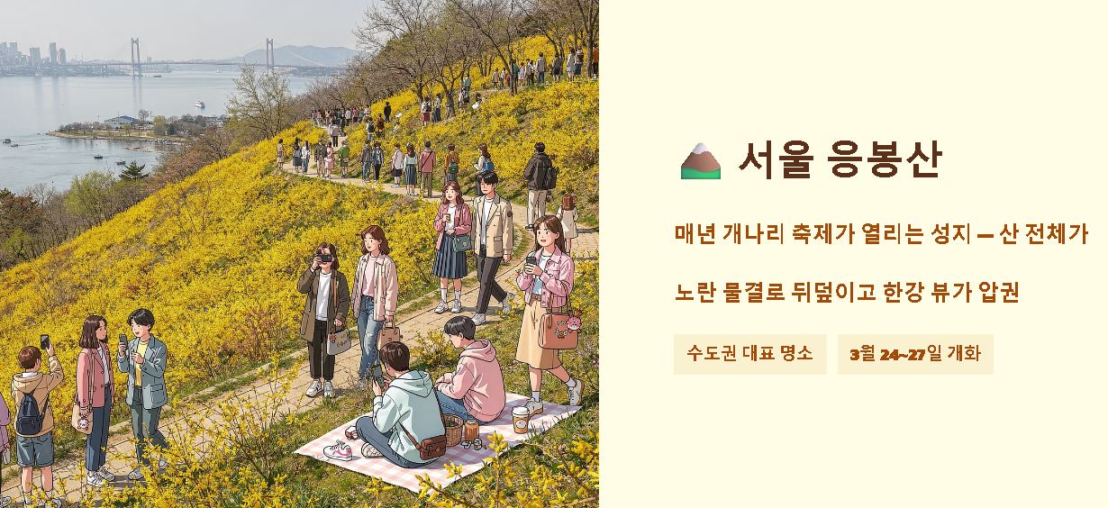 개나리 개화시기 2026