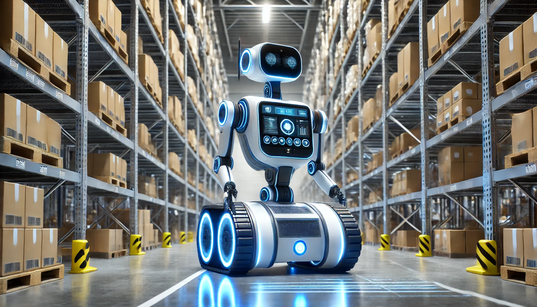 창고 환경의 미래형 자율 로봇