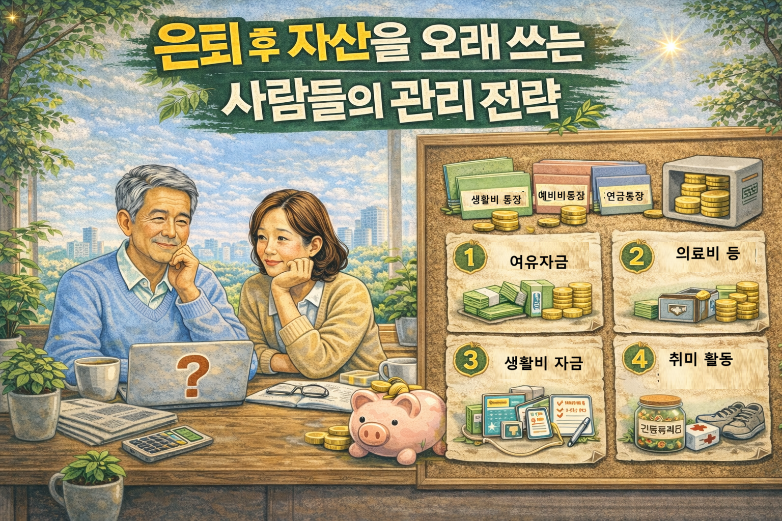 은퇴 후 자산을 오래 쓰는 사람들의 관리 전략
