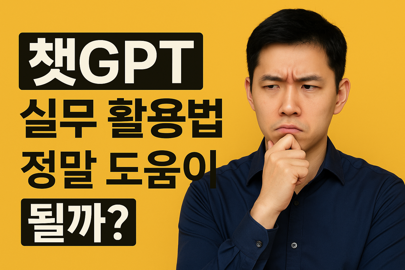 챗GPT 실무 활용법: 정말 도움이 될까?
